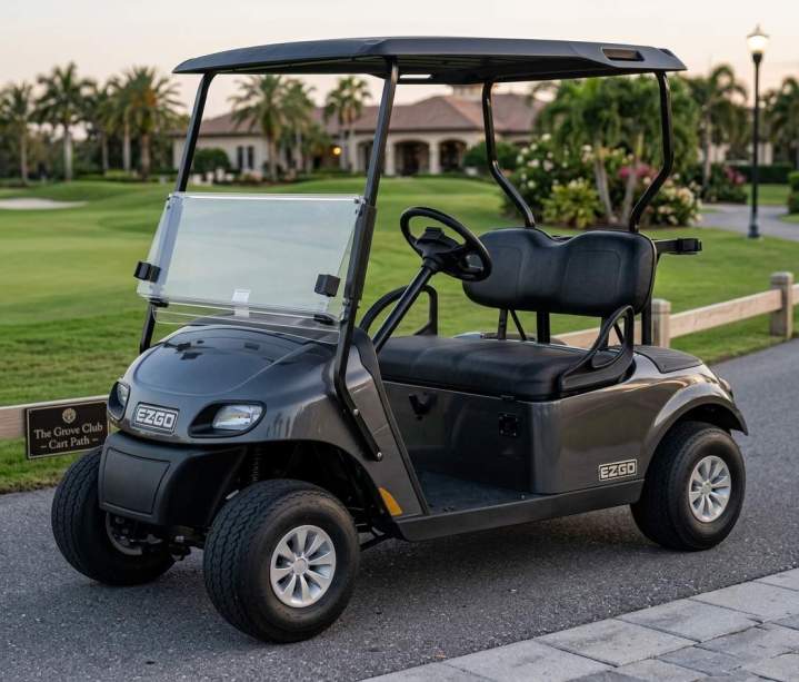 Black golf car Kendall