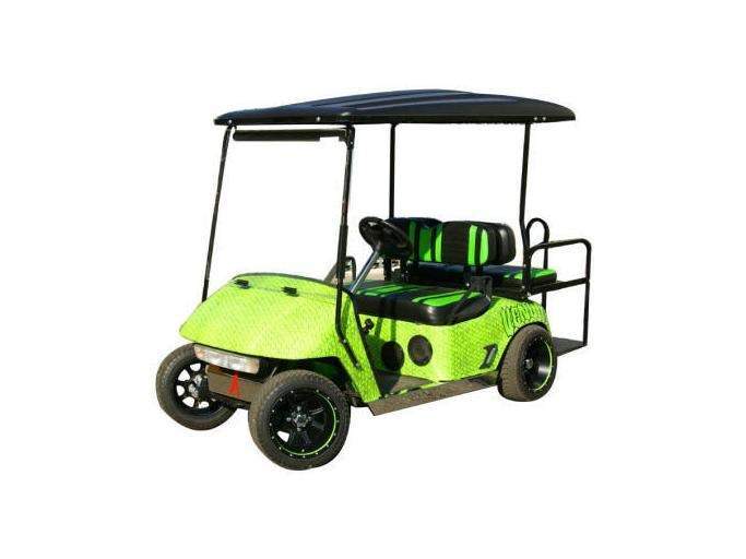 Tema del carrito de golf Venom verde Kendall