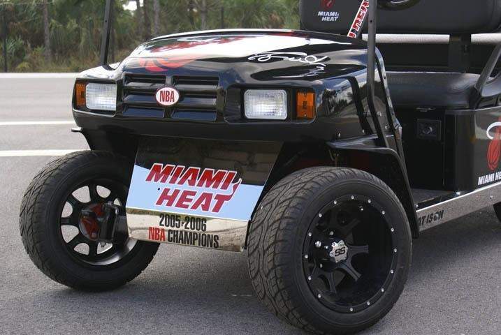 Tema del carrito de golf de Miami Heat 2, parte delantera Kendall