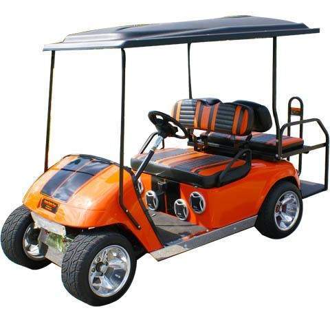 Tema del carrito de golf Venom naranja Kendall