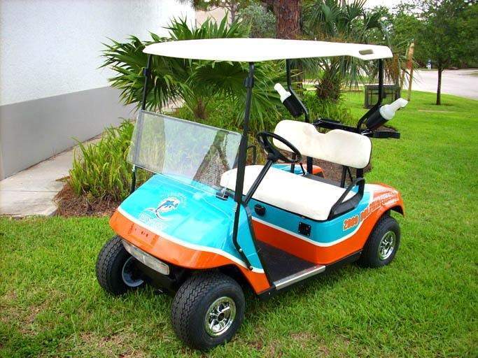 El carrito de golf de la Fundación Miami Dolphins, Kendall