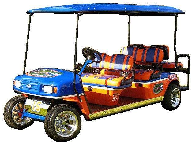Tema del carrito de golf de la Universidad de Florida 1 Kendall